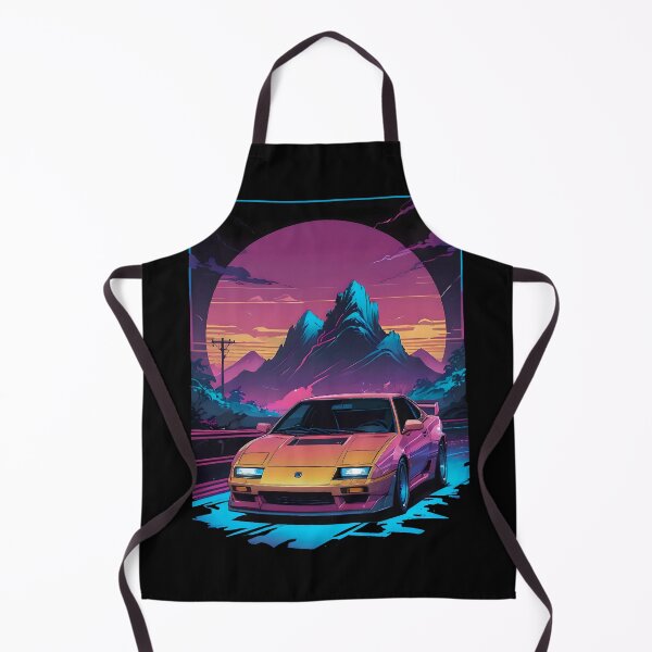 Artikelvorschau, Synthwave schnelles Auto auf der Autobahn entworfen und verkauft von cybersalegoods.