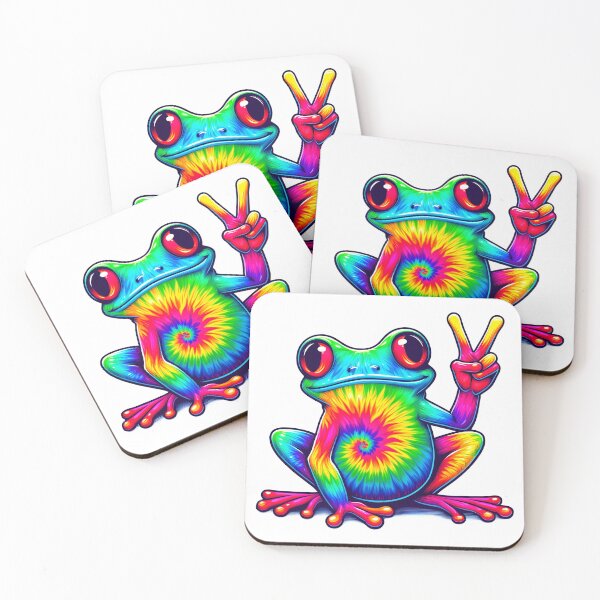 Item preview, Psychedelic Peace Frog designed and sold by digital-savant.