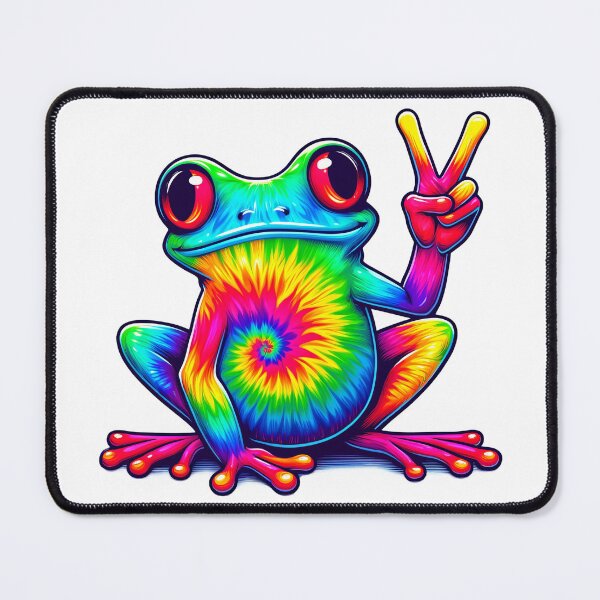 Item preview, Psychedelic Peace Frog designed and sold by digital-savant.