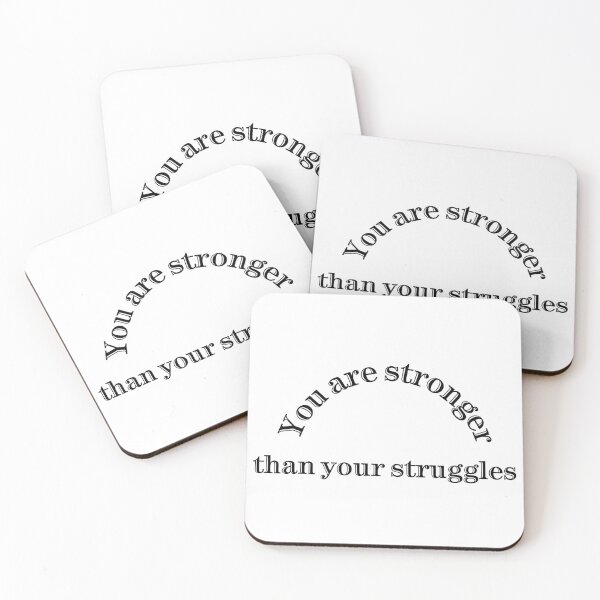 Item preview, You Are Stronger Than Your Struggles, Words-Only designed and sold by Mental Health America of Northeast Indiana.