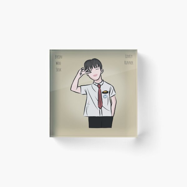 Item preview, Byeon Woo Seok From Lovely Runner Korean Drama designed and sold by ArtRaftPro.