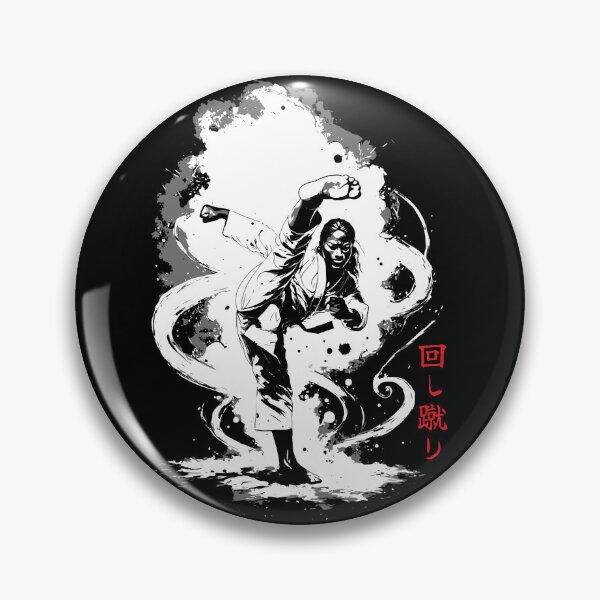 Item preview, Empowering African Lady Karate Mawashi Geri T-Shirt designed and sold by Ossu-Couture.