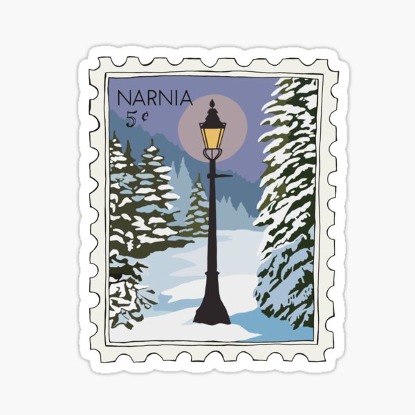 Artikel-Vorschau von Narnia Stempelaufkleber Vintage, designt und verkauft von MiscNostalgia.