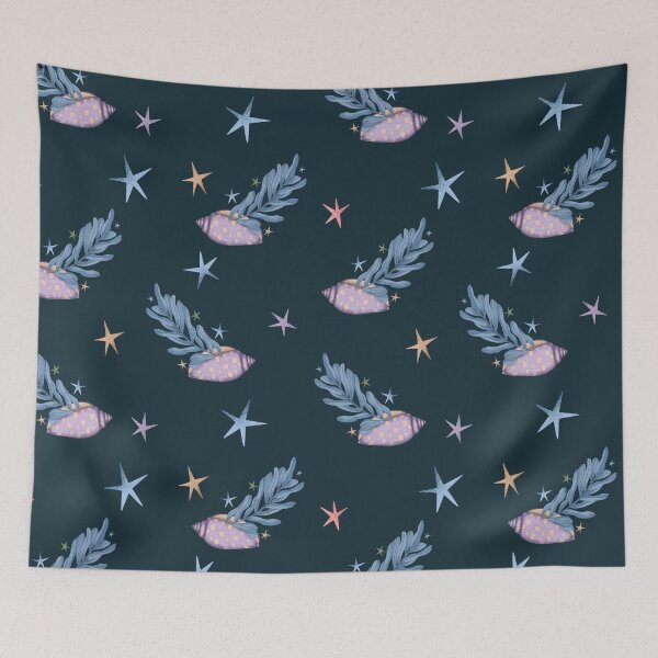 Item preview, Magical ocean life seamless pattern  designed and sold by pinkyfish1010.