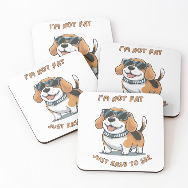Item preview, I'm Not Fat Beagle Design designed and sold by BeagleDesigns.