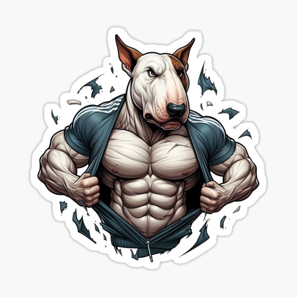 Item preview, Bodybuilding * Bull Terrier 1 designed and sold by Toeffelshop.