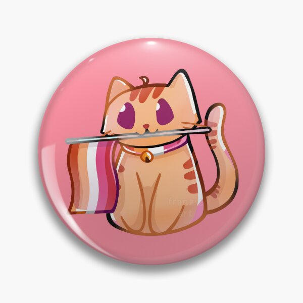Item preview, Lesbian Pride Orange Tabby Cat designed and sold by franzieart.