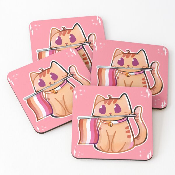 Item preview, Lesbian Pride Orange Tabby Cat designed and sold by franzieart.