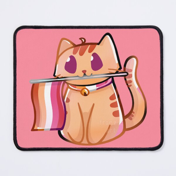 Item preview, Lesbian Pride Orange Tabby Cat designed and sold by franzieart.