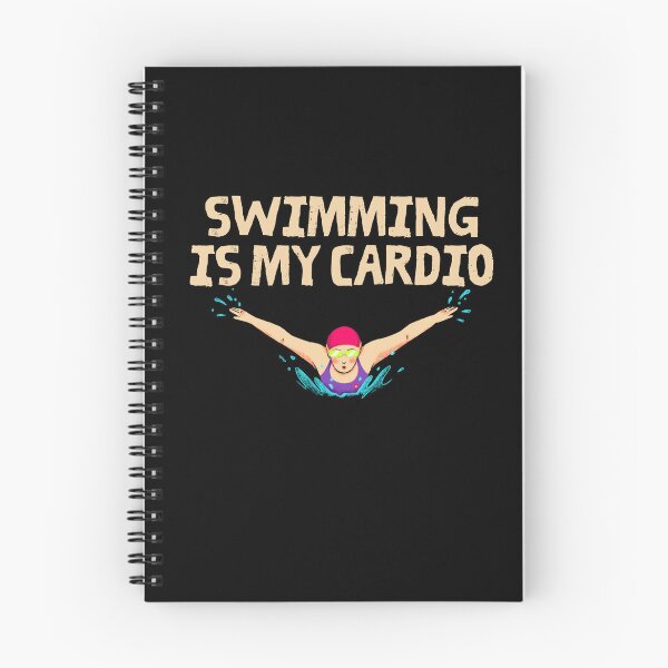 Item preview, swimming is my cardio designed and sold by manandi1.