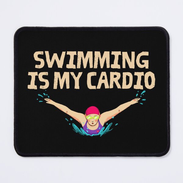 Item preview, swimming is my cardio designed and sold by manandi1.