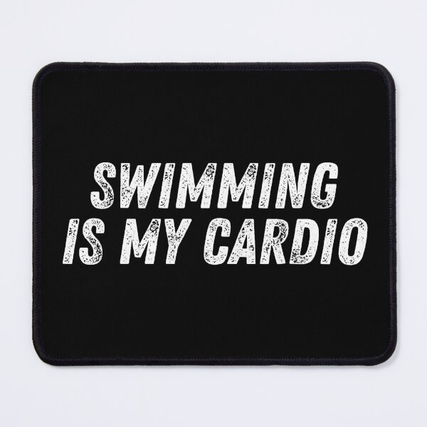 Item preview, swimming is my cardio designed and sold by manandi1.