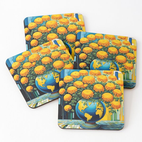 Item preview, Chrysanthemums in vase designed and sold by George Hutton Hunter.