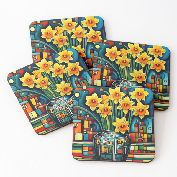 Item preview, Daffodils in vase designed and sold by George Hutton Hunter.