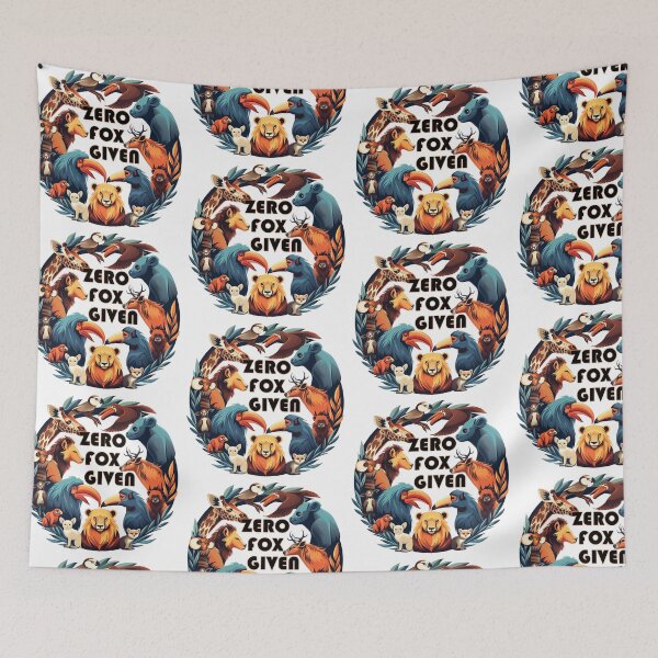 Item preview, Absolutely Foxing Awesome: Zero Fox Given - Punny Animal Attitude Design designed and sold by Ignorant-Artist.