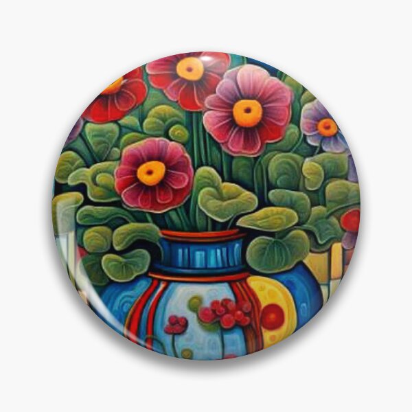 Artikelvorschau, Primeln in der Vase entworfen und verkauft von George Hutton Hunter.