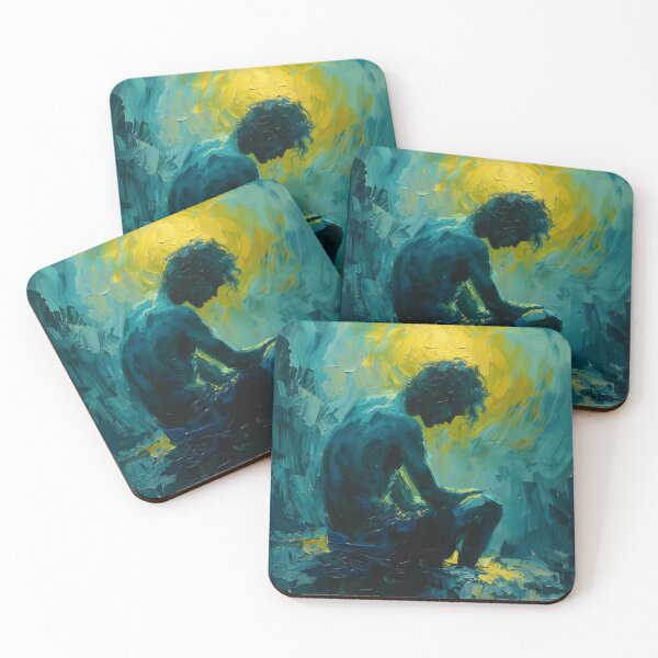 Item preview, Oil painting of sorrow designed and sold by Nowshin Tasnim.