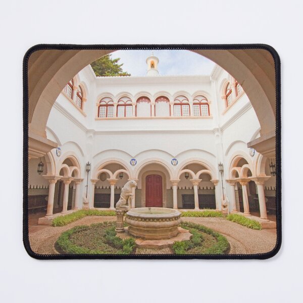 Item preview, the cloister. Palácio Conde Castro Guimarães. Cascais designed and sold by Tereza Pilar Art.