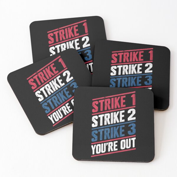 Item preview, Baseball Strikes You're Out T-Shirt designed and sold by BoughtTheTShirt.