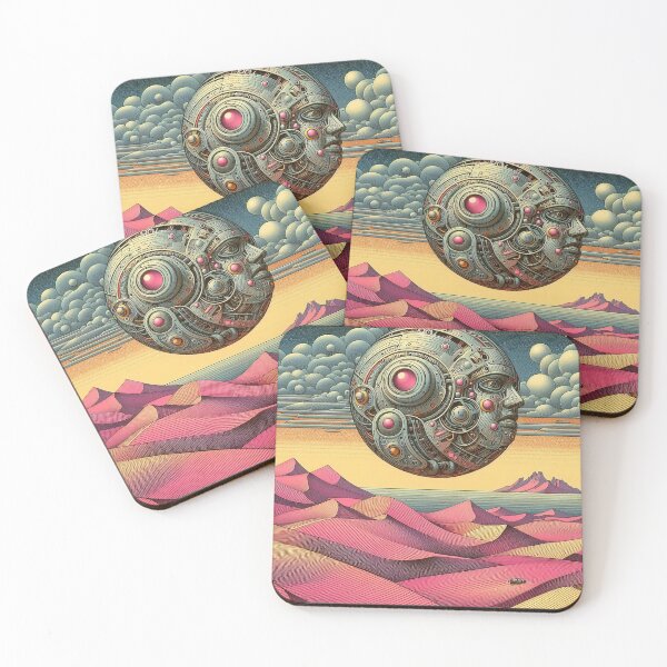 Item preview, Mechanical moon on the desert designed and sold by Silbays.
