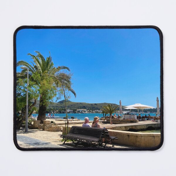 Item preview, Tourists resting in the sunshine of Puerto Pollensa designed and sold by Violaman.