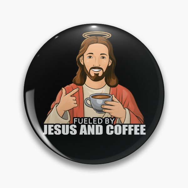 Item preview, Fueled by Jesus and coffee run on coffee designed and sold by Szkicerka.