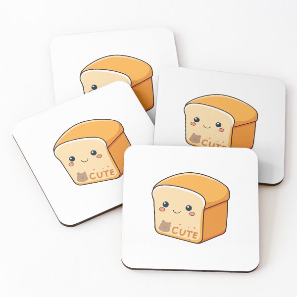 Item preview, cute bread  smile designed and sold by VibeTwist.