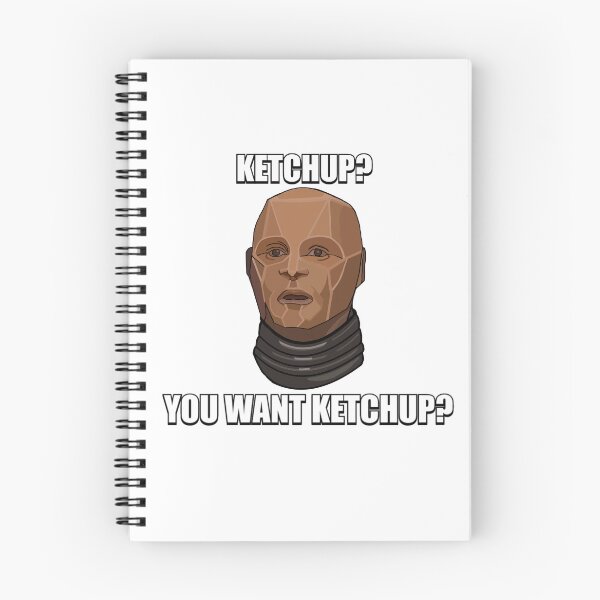 Item preview, Kryten Reddwarf ketchup meme  designed and sold by Skeletal-Panda.