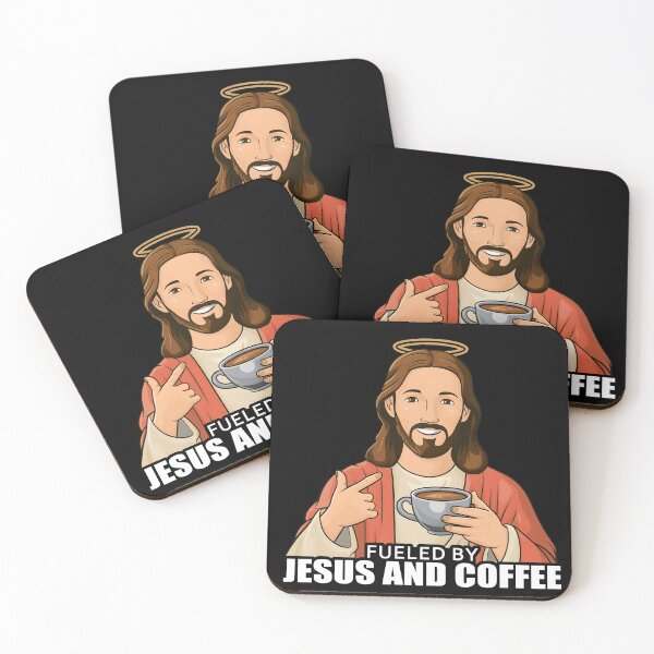 Item preview, Fueled by Jesus and coffee run on coffee designed and sold by Szkicerka.