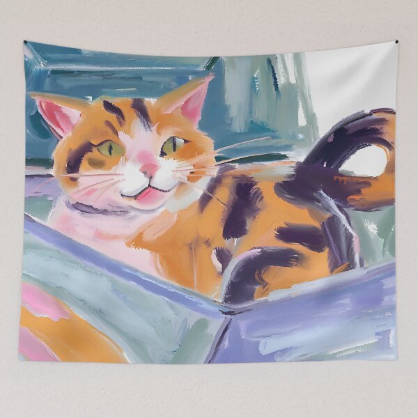 Item preview, DEBORAHA | CAT IN A BOX designed and sold by MUDUGAMU.
