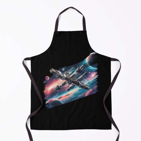 Item preview, Space Station flying around the planet Earth designed and sold by desinganddecor.