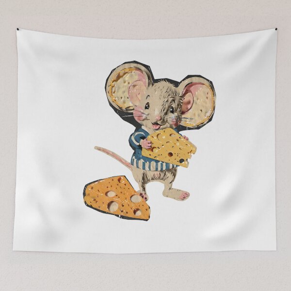 Item preview, Cute Vintage Mouse Scrapbook Retro Design designed and sold by LarkaArt.