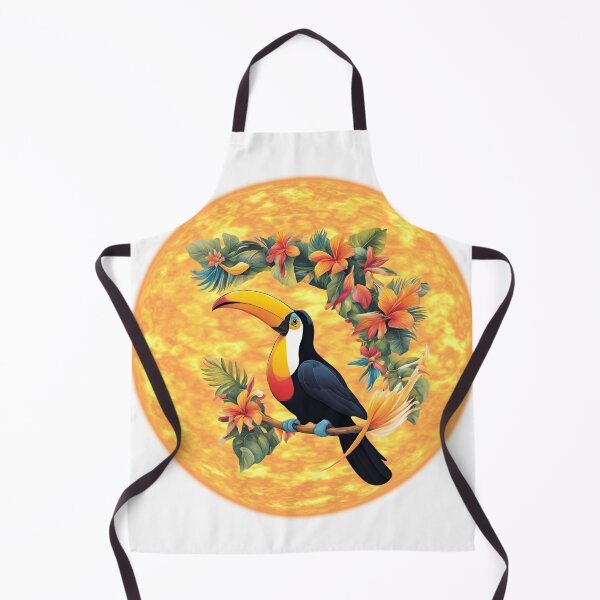 Item preview, Toucan surrounded by flowers designed and sold by Yeyishop.