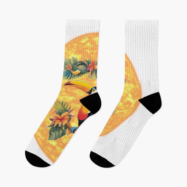 Item preview, Toucan surrounded by flowers designed and sold by Yeyishop.