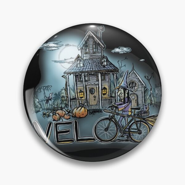 Item preview, A Witch on a Bicycle designed and sold by Patrice Audet Illustration.
