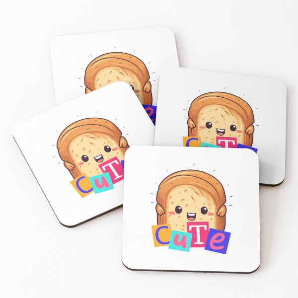 Item preview, cute bread  smile  3 designed and sold by VibeTwist.