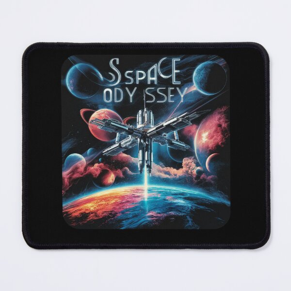 Item preview, Space Station flying around the planet Earth designed and sold by desinganddecor.
