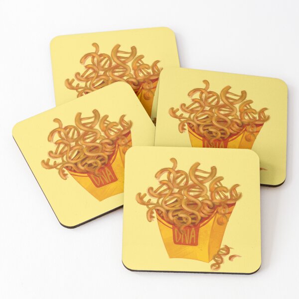Item preview, DNA helix curly fries designed and sold by GalaxyChicken.