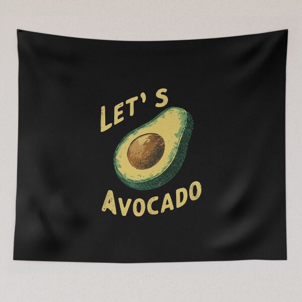 Item preview, Retro Vintage Let's Avocado designed and sold by zaqare.