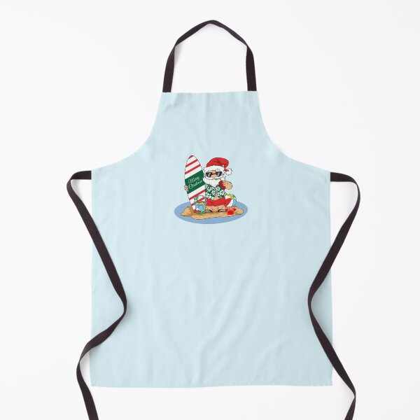 Item preview, Funny Merry Christmas Santa on Summer Surf Beach designed and sold by TinyStarAmerica.