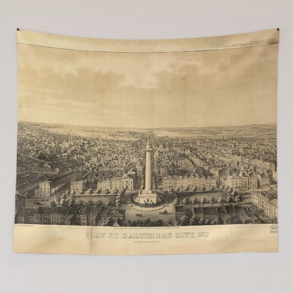 Item preview, Baltimore, Maryland (1862) designed and sold by allhistory.