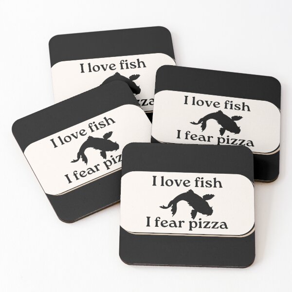 Item preview, I love fish i fear pizza designed and sold by cloudzer0000.