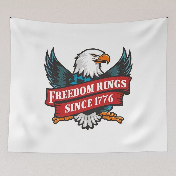 Item preview, ''Freedom Rings - Since !776'' United States Independence Day Proud to Be American T-Shirt  designed and sold by Witty Shirts.