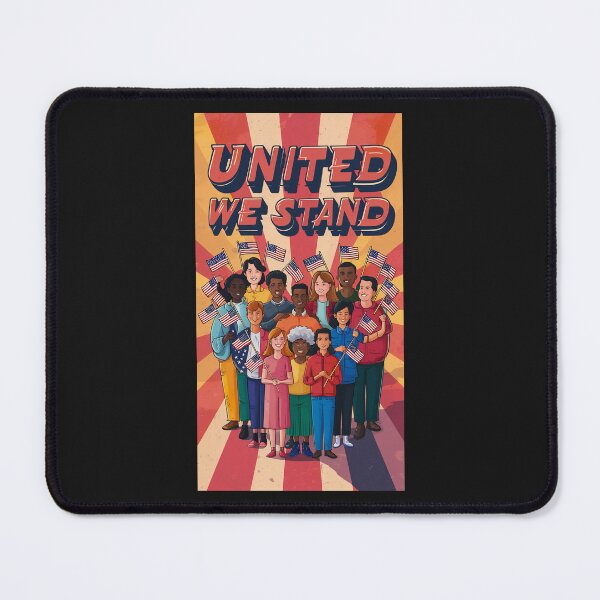 Item preview, ''United We Stand'' United States Independence Day Proud to Be American T-Shirt designed and sold by Witty Shirts.