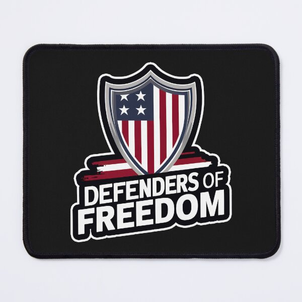 Item preview, ''Defenders of Freedom'' United States Independence Day Proud to Be American T-Shirt  designed and sold by Witty Shirts.