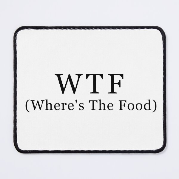 Item preview, WTF - Where's the Food  designed and sold by Cheerhub.