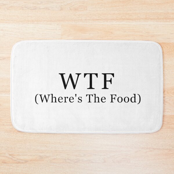 Item preview, WTF - Where's the Food  designed and sold by Cheerhub.