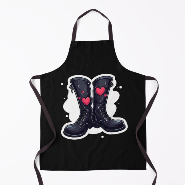 Item preview, Boots and hearts designed and sold by Planetporridge.