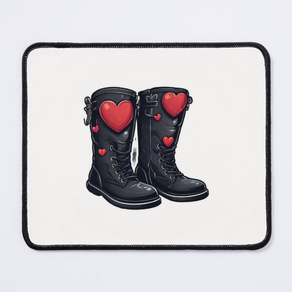 Item preview, Boots with hearts   designed and sold by Planetporridge.