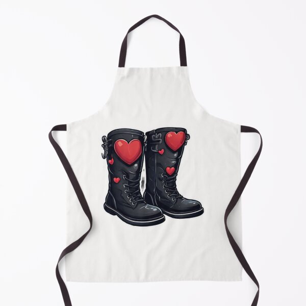 Item preview, Boots with hearts designed and sold by Planetporridge.